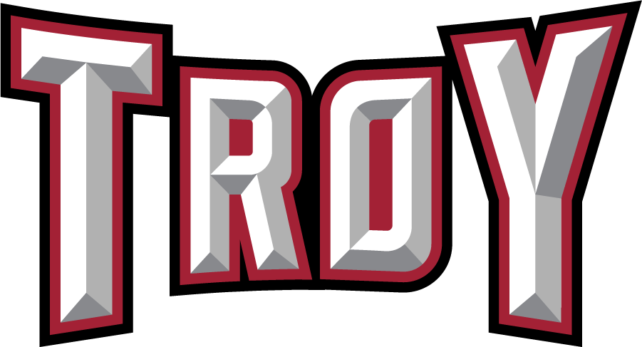 Troy Trojans 2016-2019 Wordmark Logo diy DTF decal sticker